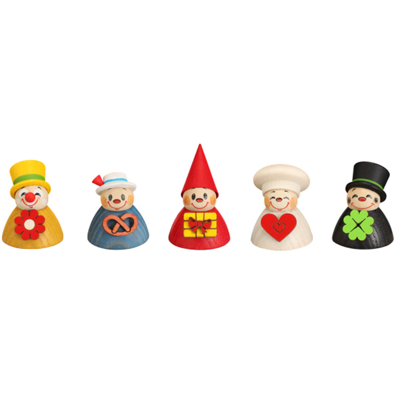 Teeter-Mix, Set of Five, 4 cm / 1.6 inch