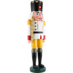 Nussknacker König weiß - 100 cm