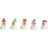 Snowman Teeter Junior, Set of 5 - 4 cm / 1.6 inch
