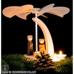 1-Tier Arch Pyramid Nativity - 18 cm / 7.1 inch
