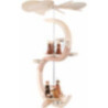 2-Tier Pyramid - S-Shape - Nativity and Angel - 46 cm / 18.1 inch