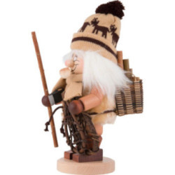 Räuchermännchen Wichtel Holzmacher - 30,5 cm
