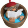 Smoker - Grandpa Albert in the Pool - Ball Figure - 10 cm / 3.9 inch