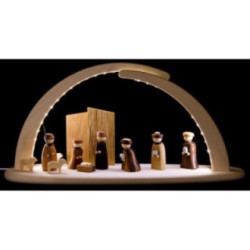 Leuchterbogen - Christi Geburt - 42x21x13 cm