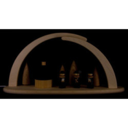 Modern Light Arch - Seiffener Church - 42x21x13 cm / 16x8x5 inch
