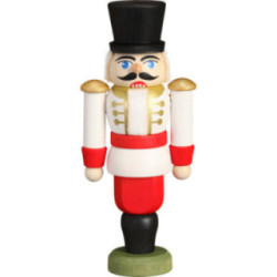 Nutcracker - Hussar White - 9 cm / 3.5 inch