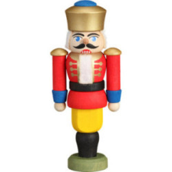 Tree Ornament - Nutcracker - King Red - 9 cm / 3.5 inch