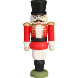 Christbaumschmuck Nussknacker - Husar rot - 9 cm