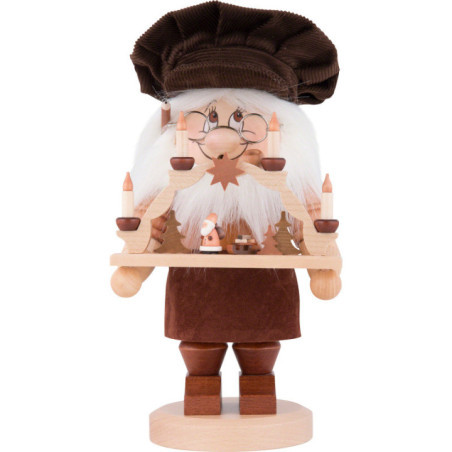 Räuchermännchen Wichtel Schwibbogenbauer - 28 cm