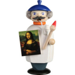 Räuchermännchen Künstler - 14 cm