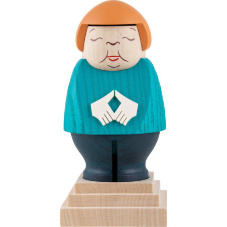 Smoker - Chancellor Angela Merkel - Turquoise Blazer - 14 cm / 5.5 inch