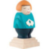 Smoker - Chancellor Angela Merkel - Turquoise Blazer - 14 cm / 5.5 inch