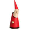 Räuchermännchen Weihnachtsmann farbig - 22 cm