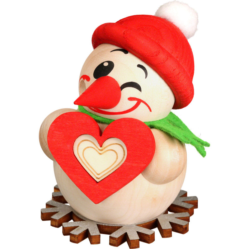 Räuchermännchen Cool Man mit Herz - Kugelräucherfigur - 8 cm