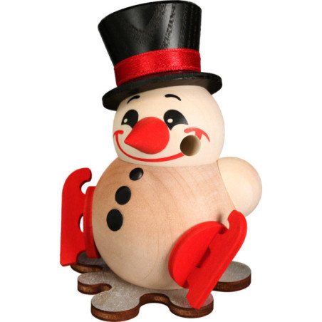 Smoker - Cool Man with Ice Skates - Ball Figure - 9 cm / 3.5 inch