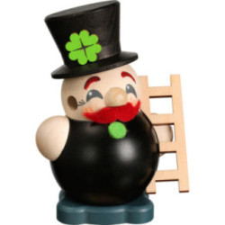 Smoker - Chimney Sweep - Ball Figure - 10 cm / 3.9 inch