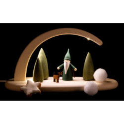 Modern Light Arch - Forest Gnome - 24x13 cm / 9.4x5.1 inch