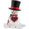 Smoker - Snowman Romeo with Heart - Exclusive - 12 cm / 4.7 inch