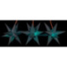 Marienberger Moravian Star Set of Three Blue incl. Lighting - 17 cm / 6.7 inch