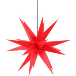 Adventsstern für den Innen-und Aussenbereich rot inkl. Beleuchtung - 60 cm
