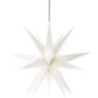Advents Star for Inside and Outside Use White incl. Lighting - 60 cm / 23.6 inch