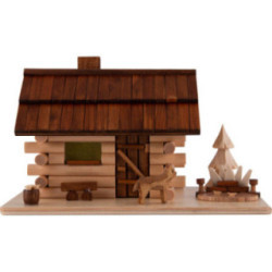 Räucherhaus Garten-Blockhaus - 10,5 cm