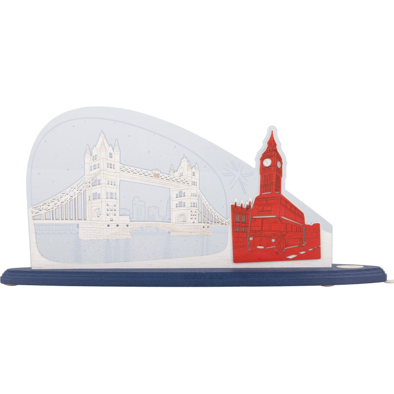 Motivleuchte "London, London" - 47x21,9 cm