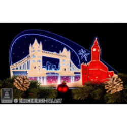 Motive Light "London, London" - 47x21,9 cm / 18.5x8.6 inch