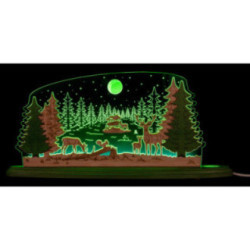 Motive Light "Forest Idyll" - 47x22 cm / 18.5x8.7 inch