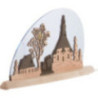 Motivleuchte "Seiffner Kirche" - 47x22 cm