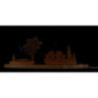 Motive Light "Church of Seiffen" - 47x22 cm / 18.5x8.7 inch
