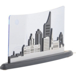 Motive Light "Leipzig Panorama" - 47x23 cm / 18.5x9 inch