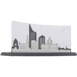 Motive Light "Leipzig Panorama" - 47x23 cm / 18.5x9 inch
