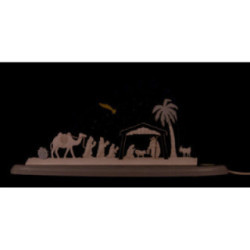 Motive Light "Nativity" - 47x22 cm / 18.5x8.7 inch