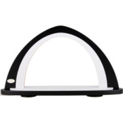 Light Arch without Figurines - Black/White - 52x29,7 cm / 20.5x11.7 inch