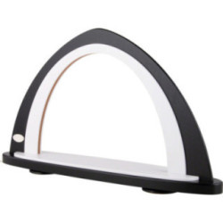 Light Arch without Figurines - Black/White - 52x29,7 cm / 20.5x11.7 inch