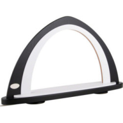 Light Arch without Figurines - Black/White - 52x29,7 cm / 20.5x11.7 inch