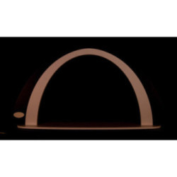 Light Arch without Figurines - Black/White - 52x29,7 cm / 20.5x11.7 inch