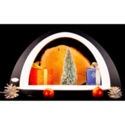 Light Arch without Figurines - Black/White - 52x29,7 cm / 20.5x11.7 inch