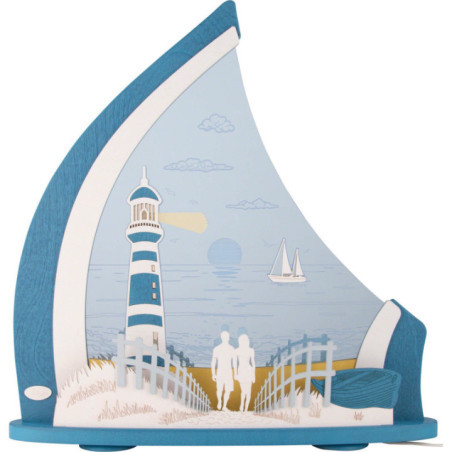 Lichterspitze "Maritim" - 52x53,5 cm