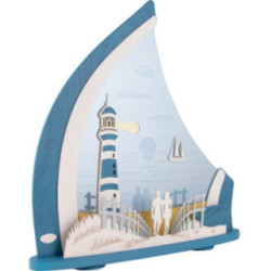 Light Triangle - "Maritim" - 52x53,5 cm / 20.5x21.1 inch