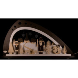 Schwibbogen "Original erzgebirgische Weihnacht" - 66x33,8 cm