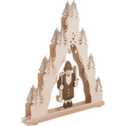 Lichterspitze "Räuchermann" - 38x43 cm