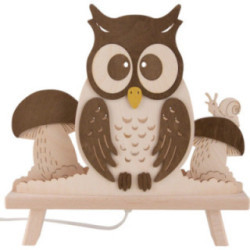 Light Triangle "Owl" - 30x32 cm / 11.8x12.6 inch