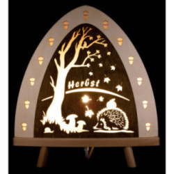 Light Triangle "Autumn" - 30x32 cm / 11.8x12.6 inch