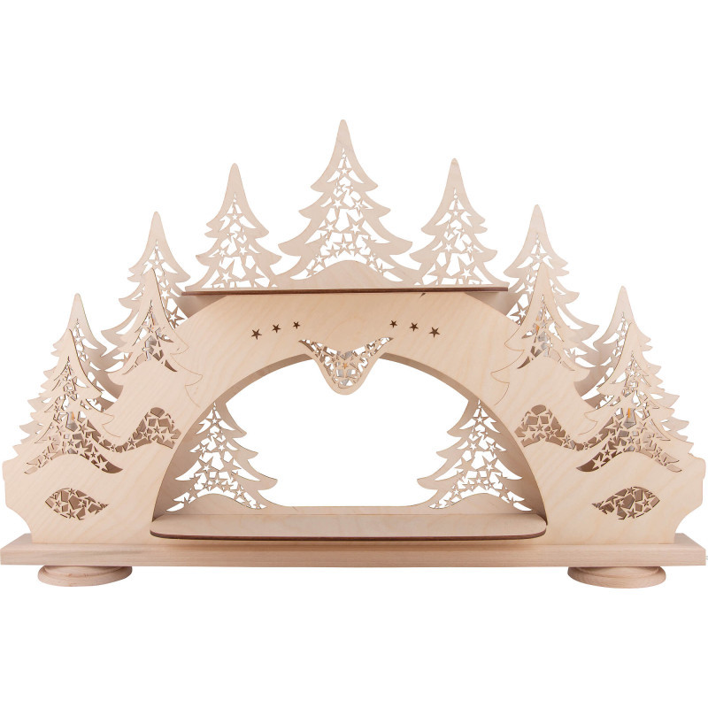 Collector Candle Arch wit two Levels - without Figurines - 68x43 cm / 26.8x16.9 inch