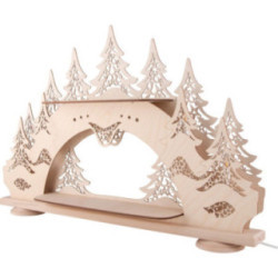 Collector Candle Arch wit two Levels - without Figurines - 68x43 cm / 26.8x16.9 inch