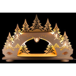 Collector Candle Arch wit two Levels - without Figurines - 68x43 cm / 26.8x16.9 inch