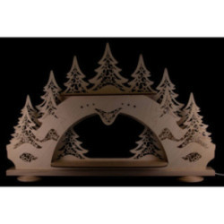 Collector Candle Arch wit two Levels - without Figurines - 68x43 cm / 26.8x16.9 inch