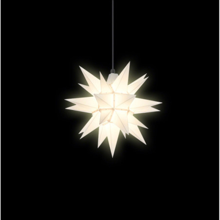 Herrnhuter Moravian Star A4 White Plastic - 40cm/16 inch